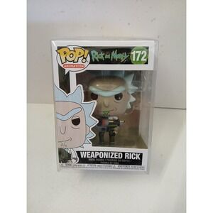 Funko Pop Rick and Morty #172 Weaponized Rick Vinyl Figure W/ Protector